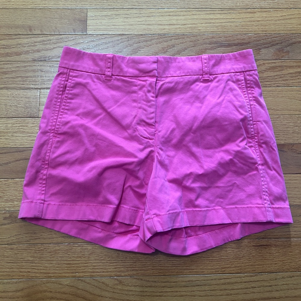 J. Crew Shorts Women’s Size 4 Pink Classic Chinos Preppy Casual Vibrant Summer